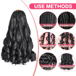 Load image into Gallery viewer, French Curls Braiding Hair Synthetic Hair Spiral Curls Braids Hair Pre Stretched Loose Wave Braiding Hair Extensions For Women
