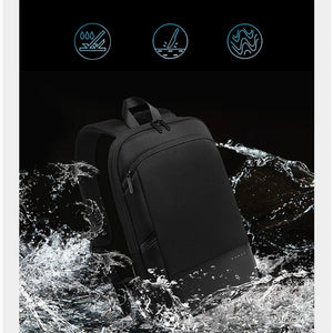 BANGE Men Business Waterproof 15.6" Laptop Backpack Fashion Male Classic Fashion Travel Moto&Biker Light Scalable Shoulder Bags