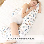 Load image into Gallery viewer, Cartoon Printed Pregnancy Pillow Body Pregnant Maternity Women Sleeping Bedding,
