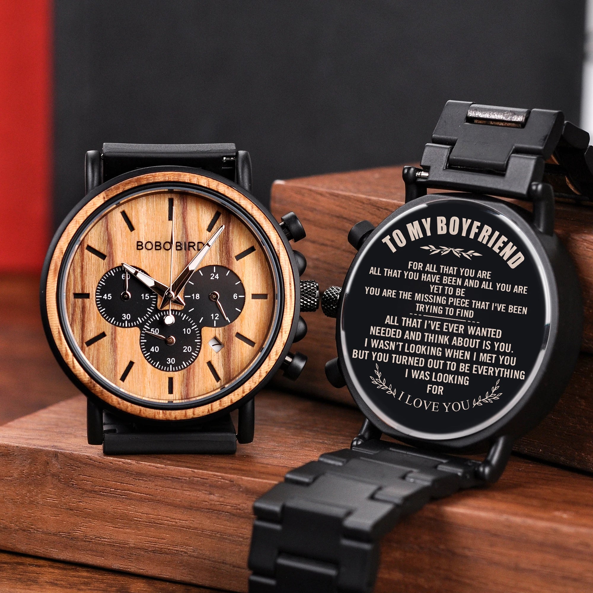 Wood Watches Name Customize Service ONLY No Watch