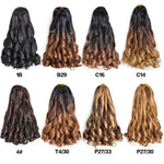 Load image into Gallery viewer, French Curls Braiding Hair Synthetic Hair Spiral Curls Braids Hair Pre Stretched Loose Wave Braiding Hair Extensions For Women
