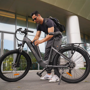 2025 DYU Off Road E-Bike Electric Bicycle 26 Inch Fat Tire Rechargeable Low Price Electric Bike 250w for Adults