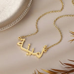 Load image into Gallery viewer, Customized Arabic Name Necklace For Women Personalised 14K Gold Plated Stainless Steel Arabic Pendants Custom Hebrew Jewelry
