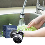 Load image into Gallery viewer, Jue-Fish Supercharged Shower Head Home Kitchen Faucet Anti-Splash Head Universal Rotary Supercharged Stainless Steel Shower Head
