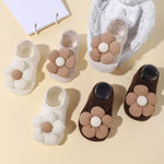 Load image into Gallery viewer, Newborn Accessories Baby Girls Socks Cute Flowers Toddler Princess Anti-skid Leather Soles Infant Floral Gifts Baby Socks Girl

