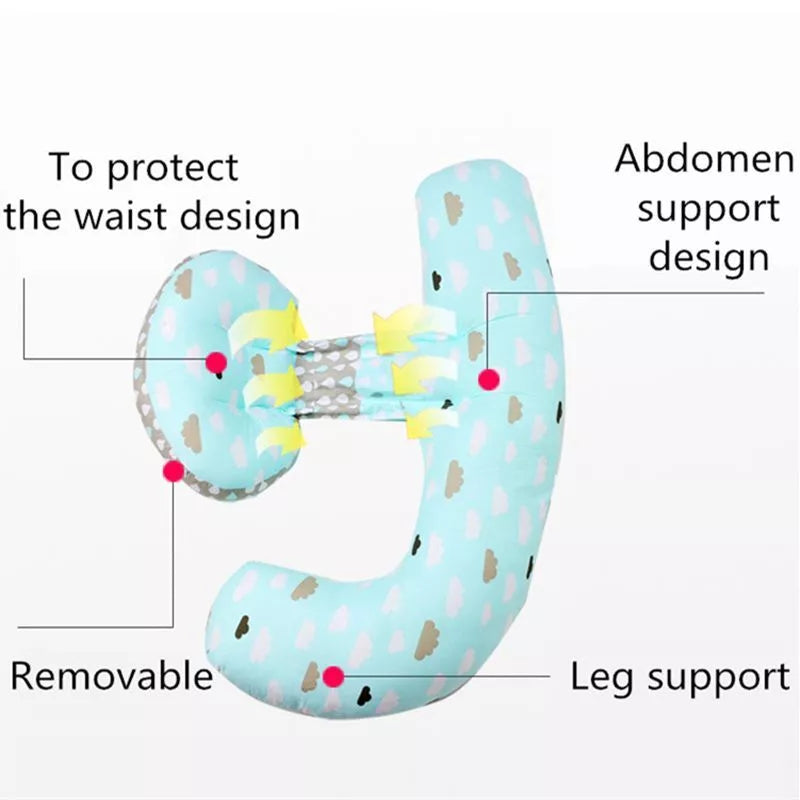 Cartoon Printed Pregnancy Pillow Body Pregnant Maternity Women Sleeping Bedding,