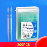 Load image into Gallery viewer, 200pcs/box Double Head Dental Floss Interdental Toothpick Brush Brush Teeth Stick Dental Oral Care Toothpicks Floss Pick
