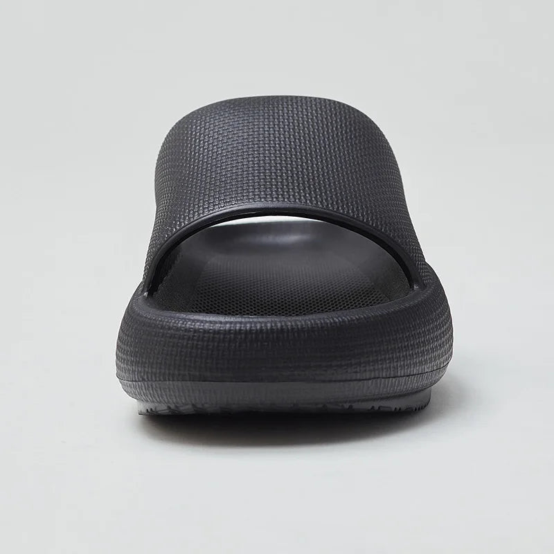 UTUNE 51CM slippers for man Platform House Shoes EVA Soft fashion slides Anti-slip Summer Sandals Women Bathroom Shoes Shower