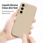 Load image into Gallery viewer, Case For Samsung Galaxy S24 S23 S22 S25 Ultra S24 FE A56 A55 A53 A52 A54 A16 A35 5G Shockproof Liquid Silicone Phone Cover Coque
