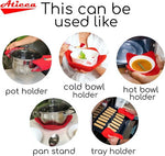 Load image into Gallery viewer, ATICCA Microwave Bowl Holders for Hot Food Set of 4 Bowl Holders for Cozy Bowls

