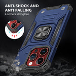 Load image into Gallery viewer, 2025 Silicone Shockproof Phone Case with Ring Stand for iPhone 15 Plus Pro Max
