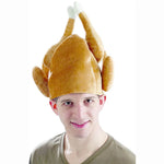 Load image into Gallery viewer, Funny Carnival Chicken Leg Hat Christmas Thanksgiving Decoration Turkey Hat Adult Carnival Hat Party Festive Cap
