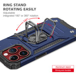 Load image into Gallery viewer, 2025 Silicone Shockproof Phone Case with Ring Stand for iPhone 15 Plus Pro Max
