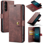 Load image into Gallery viewer, For Sony Xperia 1 5 10 VI V 2in1 Magnetic Removable Leather Wallet Case Cover
