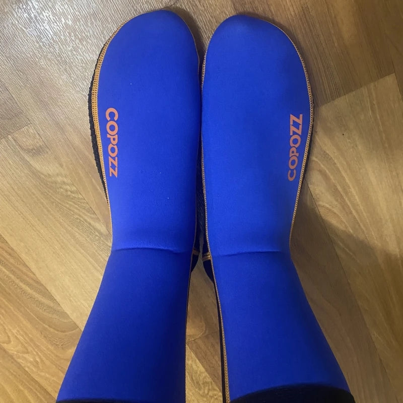 Copozz 3mm Diving Neoprene Socks Boots Water Shoes Anti Slip Beach Warm Wetsuit Shoes Snorkel Surfing Swim Socks for Men Women