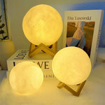 Load image into Gallery viewer, Book Light LED Moon Light Galaxy Light, Moon Night Light, Girl, Boy, Child Birthday Gift, Bedroom Decoration Indoor lighting
