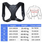 Load image into Gallery viewer, Adjustable Back Shoulder Posture Corrector Belt Clavicle Spine Support Reshape Your Body Home Office Sport Upper Back Neck Brace
