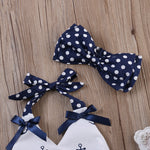 Load image into Gallery viewer, SAILOR Summer Outfit with Headband
