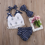 Load image into Gallery viewer, SAILOR Summer Outfit with Headband
