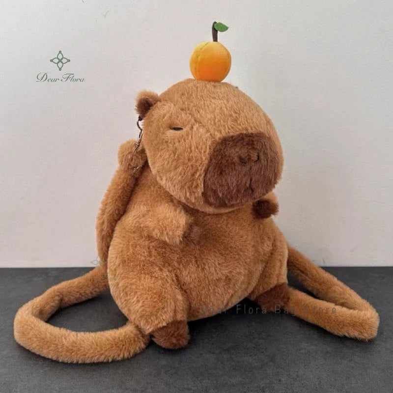 Capybara Plush Backpack