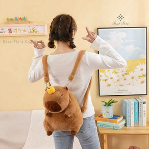 Capybara Plush Backpack