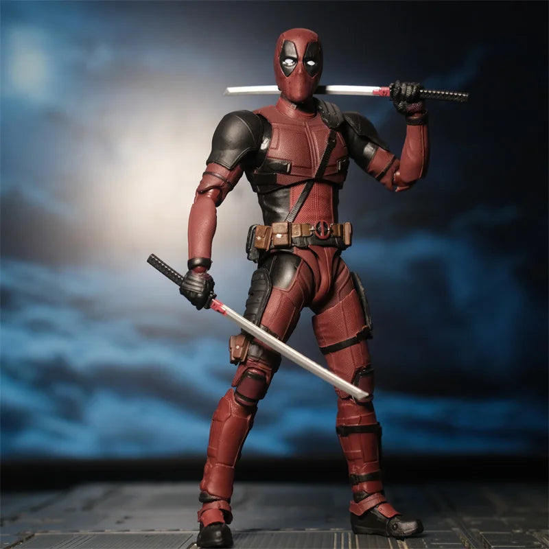 Deadpool & Wolverine Action Figure SHFiguarts Joint Movable New Mutants Wilson Comics Wade SHF Model Movie Toys for Kids Gift