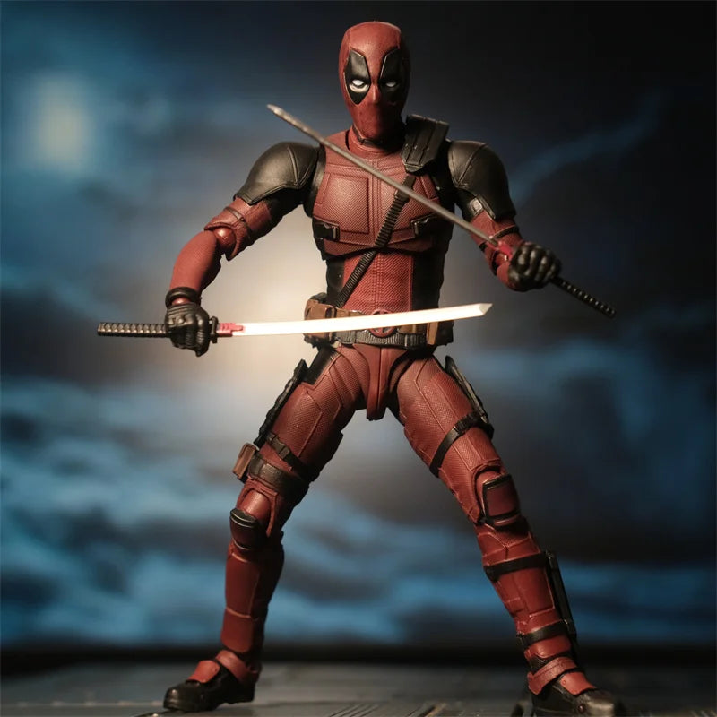 Deadpool & Wolverine Action Figure SHFiguarts Joint Movable New Mutants Wilson Comics Wade SHF Model Movie Toys for Kids Gift