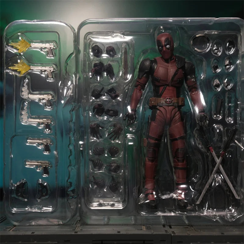 Deadpool & Wolverine 액션 피규어, SHFiguarts 관절 이동 가능, 뉴 뮤턴트 윌슨 만화 웨이드 SHF 모델 영화 장난감, 어린이 선물