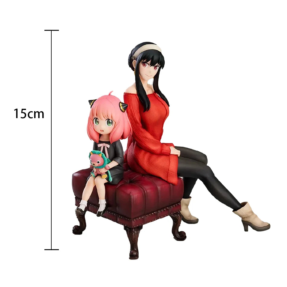 Figurine de Dessin Animé en PVC de 15cm, Jouet de Décoration de Table, Cadeau pour Enfant, éventuelles Y × FAMILY, Anya Alstreim Yor Forger