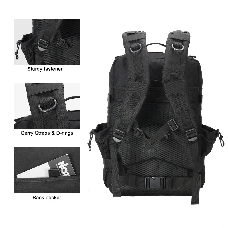 2024 New Designer Outdoor Backpack Large Capacity Waterproof Tactical Backpack for Trekking