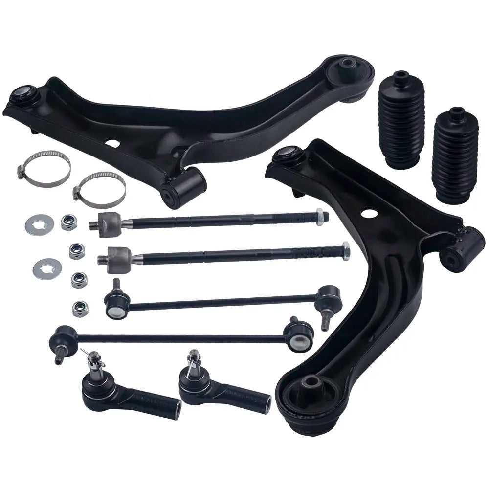 10x Front Lower Control Arm Tie Rod Sway Bar Link Kit for Mercury 2005-2009
