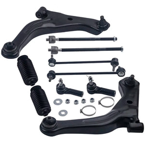 10x Front Lower Control Arm Tie Rod Sway Bar Link Kit for Mercury 2005-2009