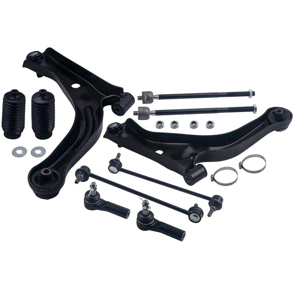 10x Front Lower Control Arm Tie Rod Sway Bar Link Kit for Mercury 2005-2009