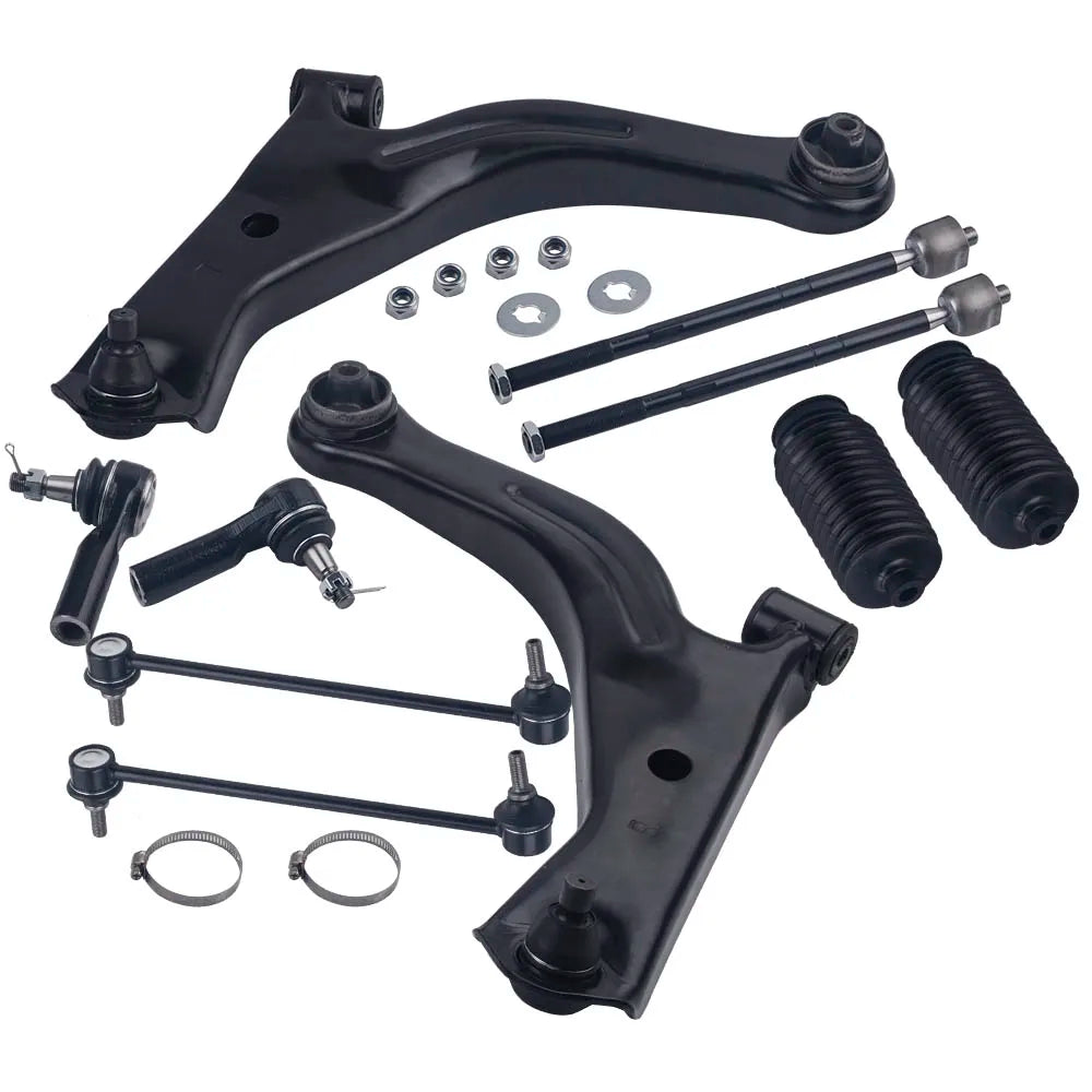 10x Front Lower Control Arm Tie Rod Sway Bar Link Kit for Mercury 2005-2009