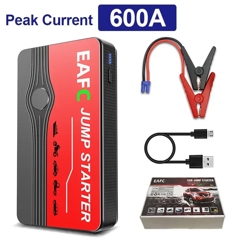 Power Bank 2000A/1200A/600A 12V Car Battery Jump Starter Portable Charger Car Booster Auto Starting Device Emergency Starter