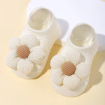 Load image into Gallery viewer, Newborn Accessories Baby Girls Socks Cute Flowers Toddler Princess Anti-skid Leather Soles Infant Floral Gifts Baby Socks Girl
