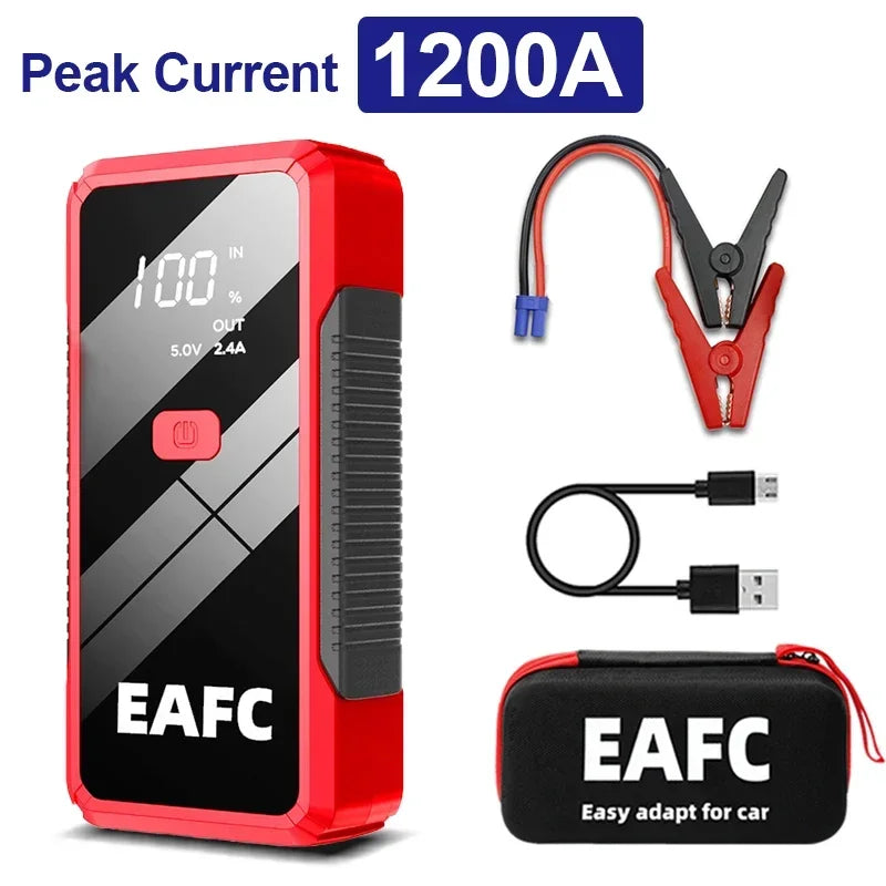 Power Bank 2000A/1200A/600A 12V Car Battery Jump Starter Portable Charger Car Booster Auto Starting Device Emergency Starter