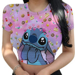 Load image into Gallery viewer, New Summer Girls Disney Stitch Women Fashion Sling Dress Women Sexy Loose Seaside Beach Clothing Cool Sleeveless Dress Quick Dry

