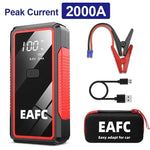 Load image into Gallery viewer, Power Bank 2000A/1200A/600A 12V Car Battery Jump Starter Portable Charger Car Booster Auto Starting Device Emergency Starter

