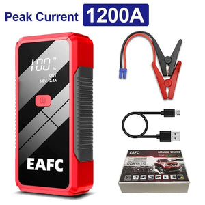 Power Bank 2000A/1200A/600A 12V Car Battery Jump Starter Portable Charger Car Booster Auto Starting Device Emergency Starter