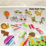 Load image into Gallery viewer, Soft EVA Paste Early Educational DIY Puzzle Toys Animal Sticker Bath Floating Bathtub Traffic Baby Bathroom Toys for Babies Gift
