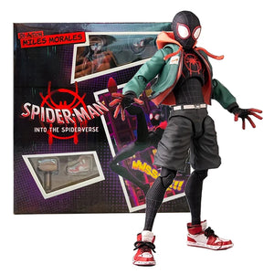 Sv Action Spiderman Miles Morales Action Figure Collection Sentinel Marvel Spider-Man nel Spider Verse Figures Model Toys