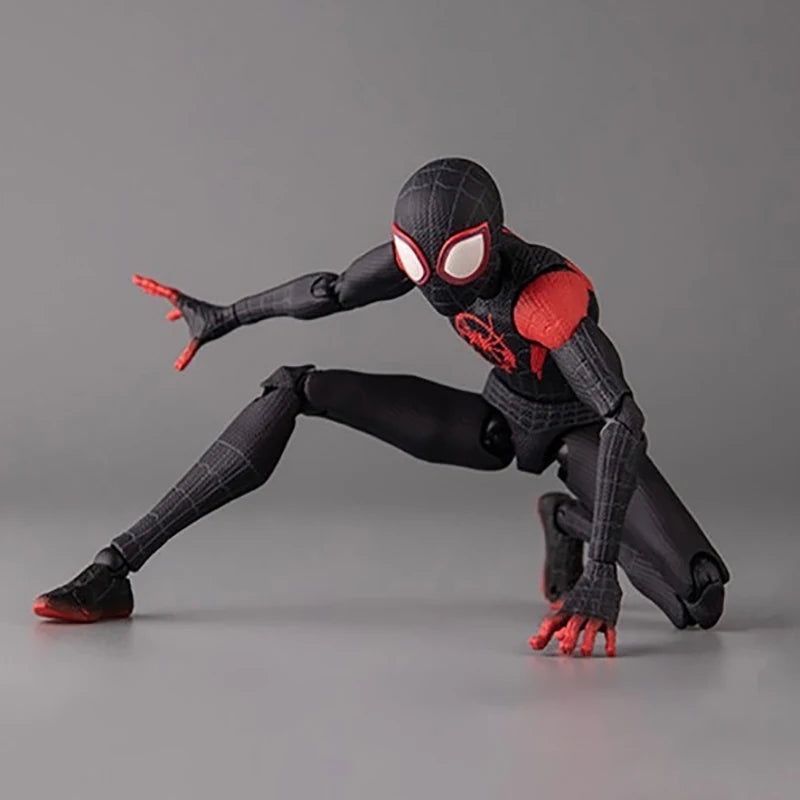 Sv Action Spiderman Miles Morales Action Figure Collection Sentinel Marvel Spider-Man nel Spider Verse Figures Model Toys