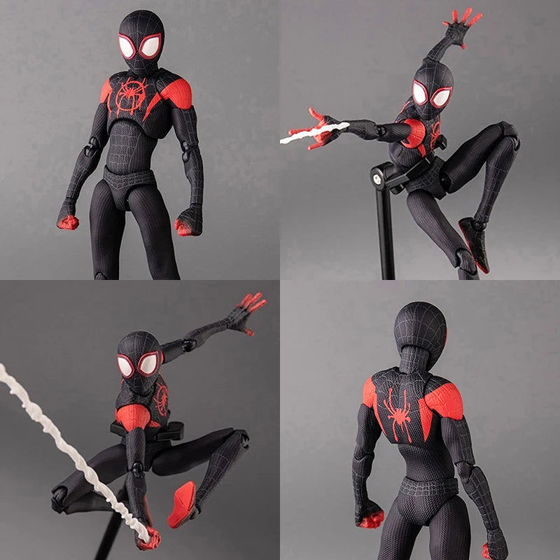 Sv Action Spiderman Miles Morales Action Figure Collection Sentinel Marvel Spider-Man nel Spider Verse Figures Model Toys