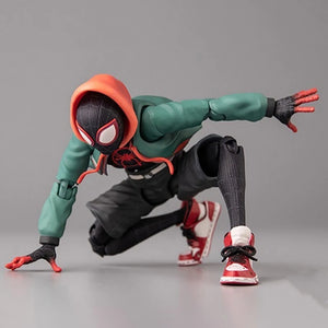 Sv Action Spiderman Miles Morales Action Figure Collection Sentinel Marvel Spider-Man nel Spider Verse Figures Model Toys