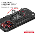 Load image into Gallery viewer, 2025 Silicone Shockproof Phone Case with Ring Stand for iPhone 15 Plus Pro Max
