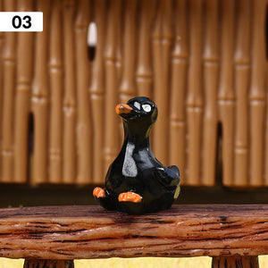 56PCS Mini Resin Tiny Ducks Durable & Safe Cute Cartoon Mini Duck Toys for Home Office Desktop Housewarming Gift