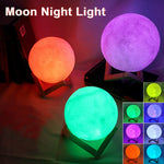Load image into Gallery viewer, Book Light LED Moon Light Galaxy Light, Moon Night Light, Girl, Boy, Child Birthday Gift, Bedroom Decoration Indoor lighting
