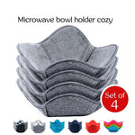 Load image into Gallery viewer, ATICCA Microwave Bowl Holders for Hot Food Set of 4 Bowl Holders for Cozy Bowls
