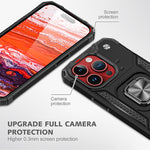 Load image into Gallery viewer, 2025 Silicone Shockproof Phone Case with Ring Stand for iPhone 15 Plus Pro Max
